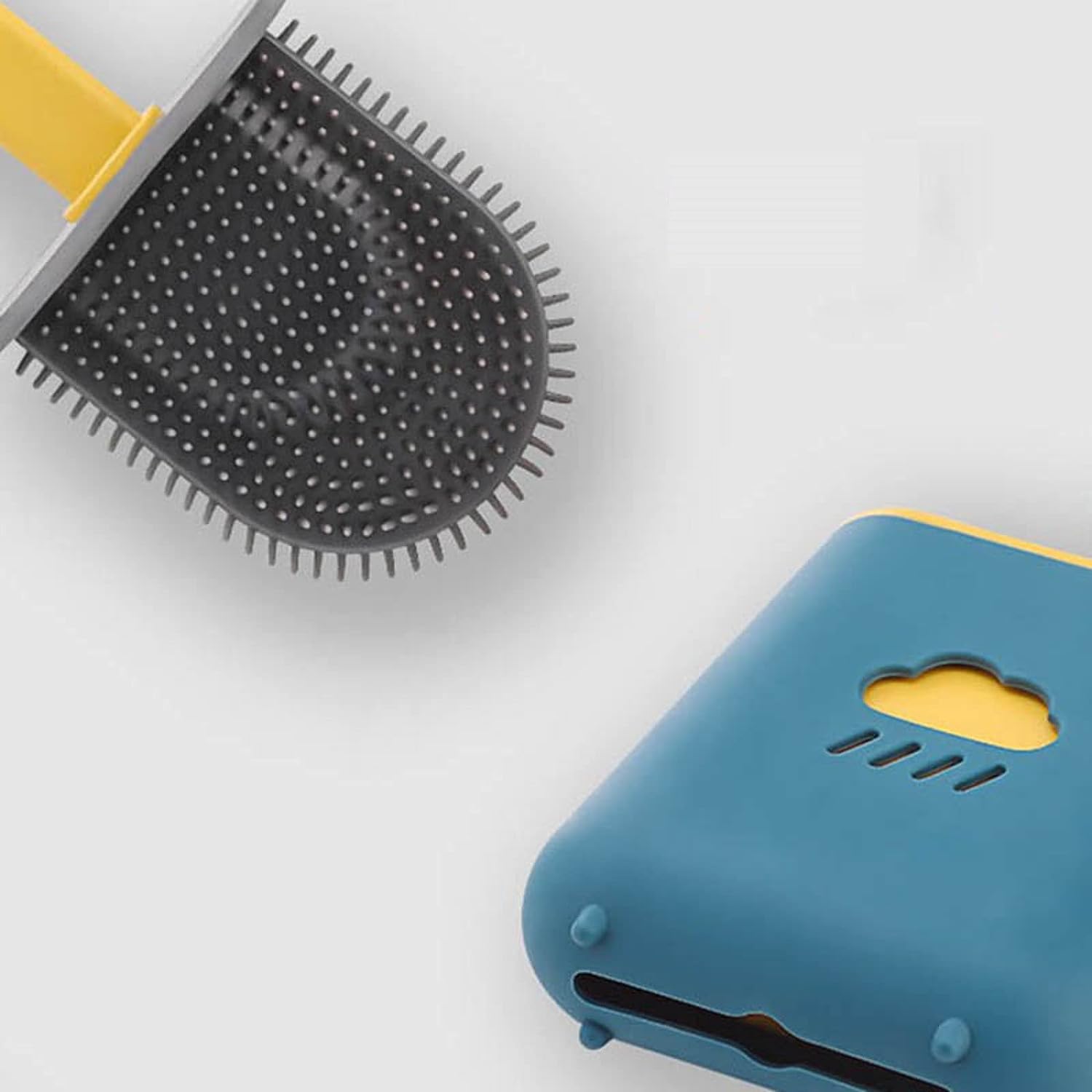 Flexible bristle toilet brush Flexible bristle toilet brush